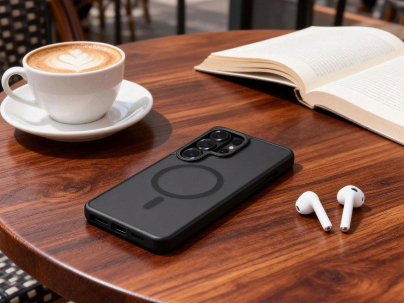 Tech-Protect Magcam Magsafe Galaxy S26 Ultra Matte Black