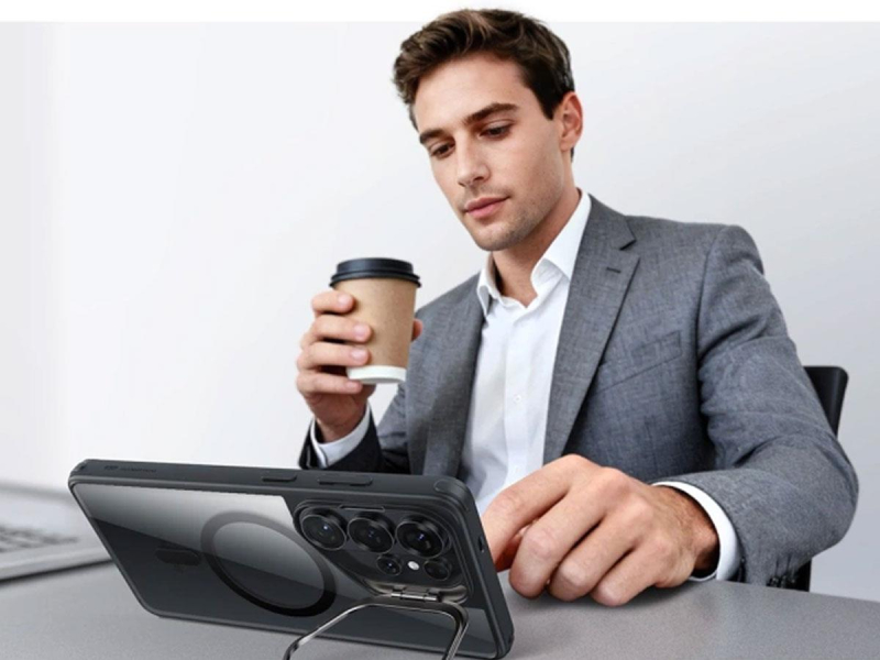 ESR Classic Hybrid Kickstand Magsafe Galaxy S26 Ultra Clear/Black