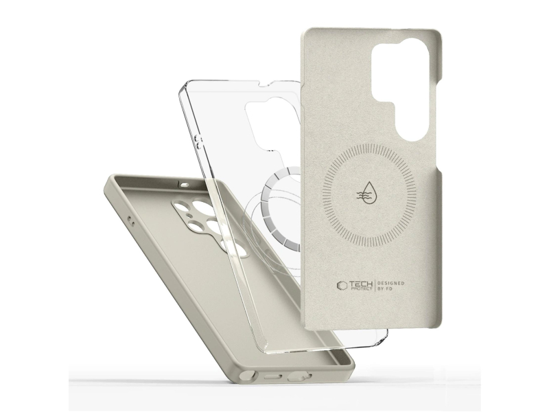 Tech-Protect Silikon Magsafe Galaxy S26 Ultra Cosmic Latte
