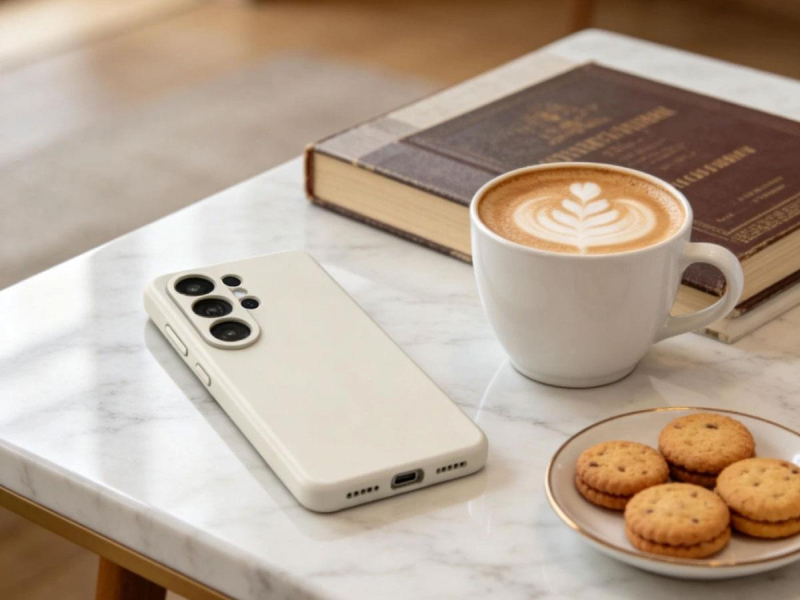 Tech-Protect Silikon Magsafe Galaxy S26 Ultra Cosmic Latte