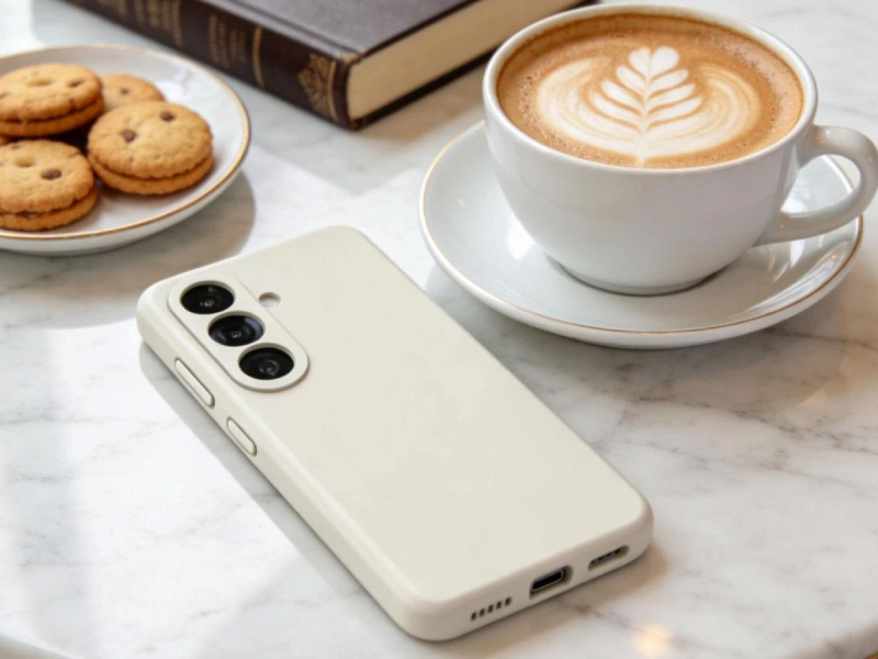 Tech-Protect Silikon Magsafe Galaxy S26+ Plus Cosmic Latte