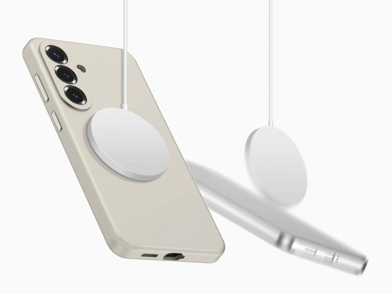 Tech-Protect Silikon Magsafe Galaxy S26+ Plus Cosmic Latte