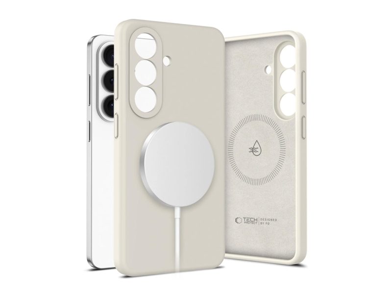 Tech-Protect Silikon Magsafe Galaxy S26 Cosmic Latte