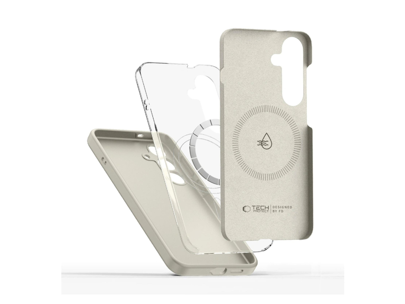 Tech-Protect Silikon Magsafe Galaxy S26 Cosmic Latte