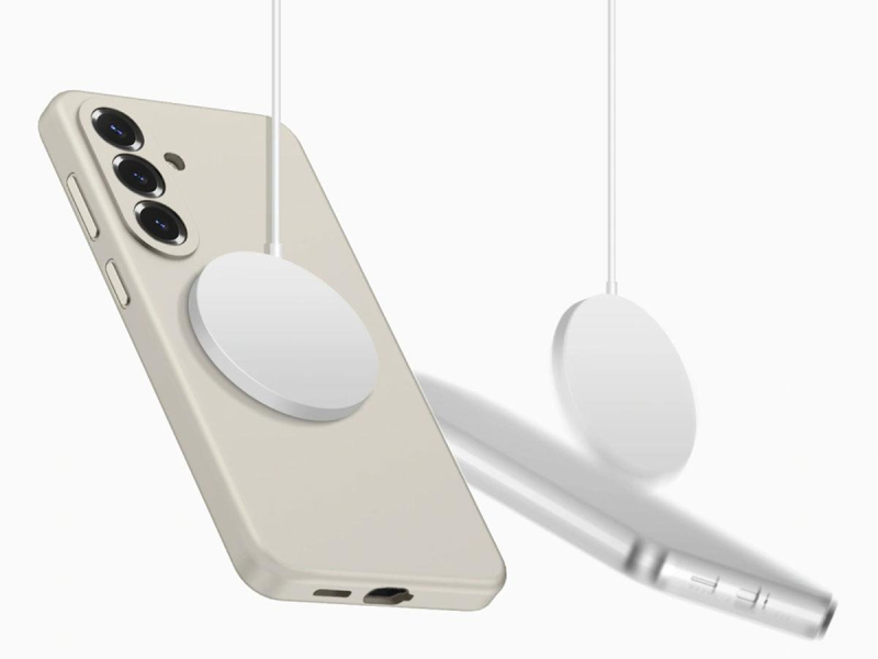 Tech-Protect Silikon Magsafe Galaxy S26 Cosmic Latte