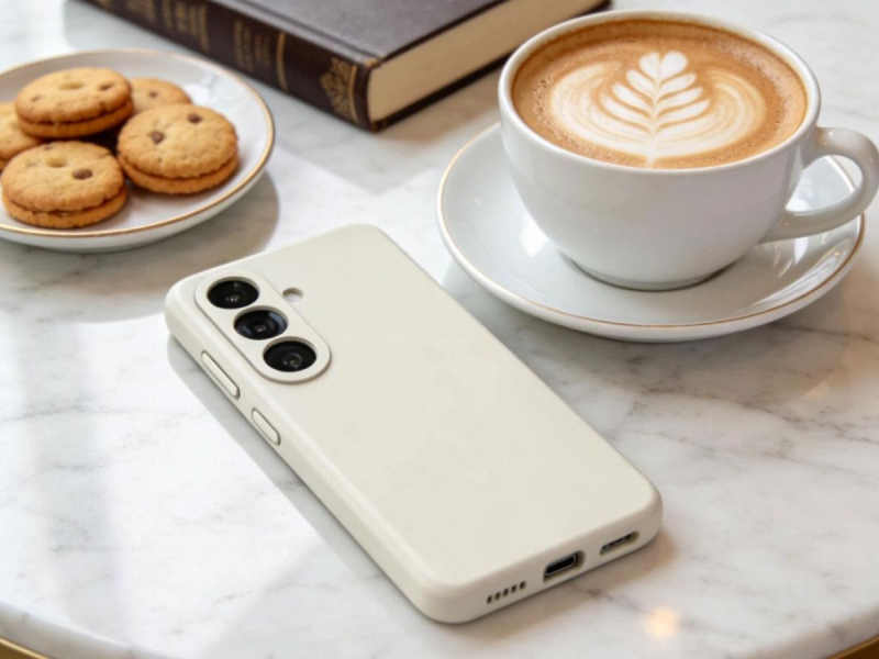 Tech-Protect Silikon Magsafe Galaxy S26 Cosmic Latte