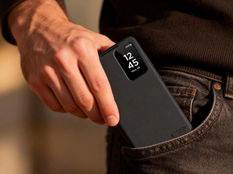 Tech-Protect Smart Wallet Galaxy S26 Matteschwarz