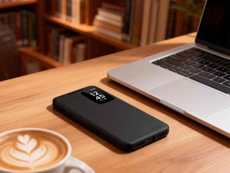 Tech-Protect Smart Wallet Galaxy S26 Matteschwarz