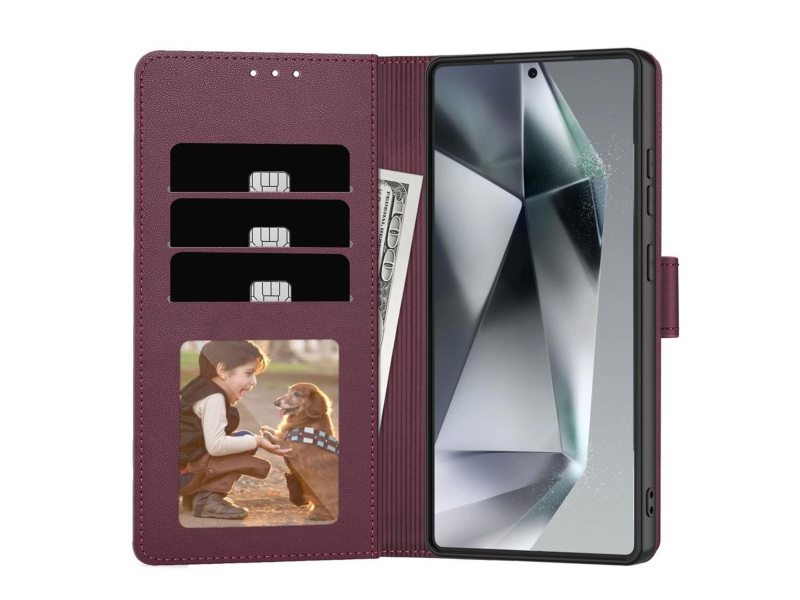 Tech-Protect Wallet Galaxy S26 Ultra Mulberry
