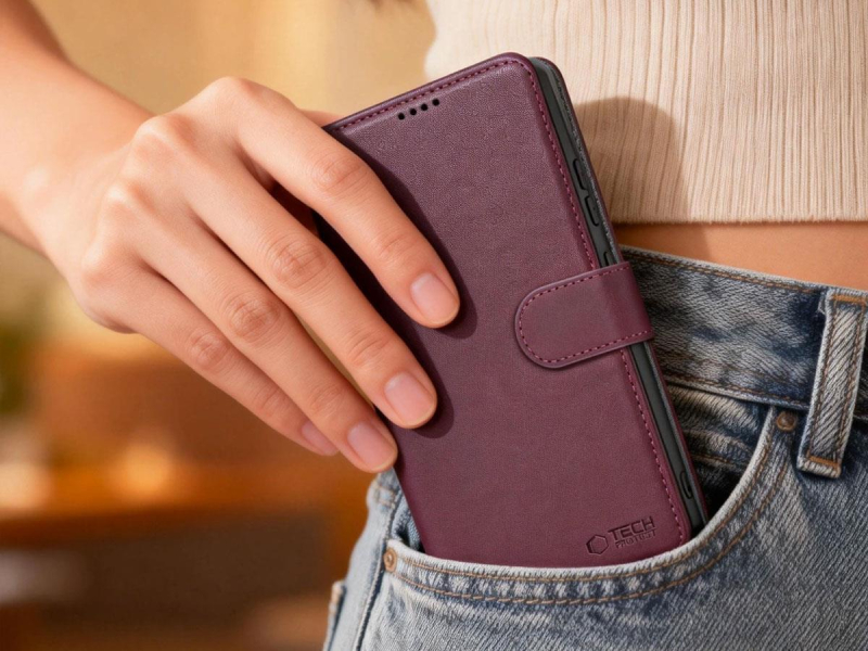 Tech-Protect Wallet Galaxy S26 Ultra Mulberry