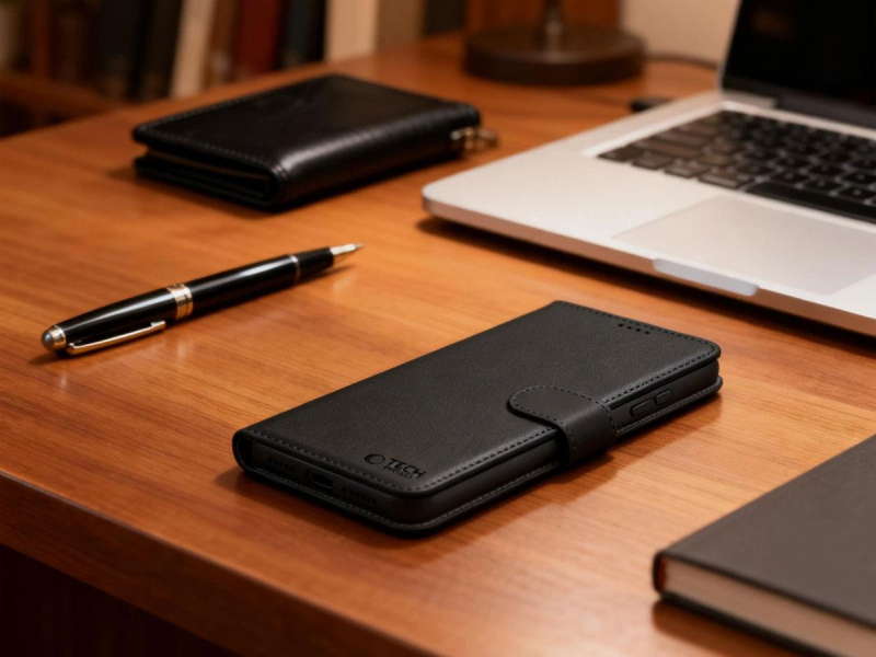 Tech-Protect Wallet Galaxy S26+ Plus Schwarz