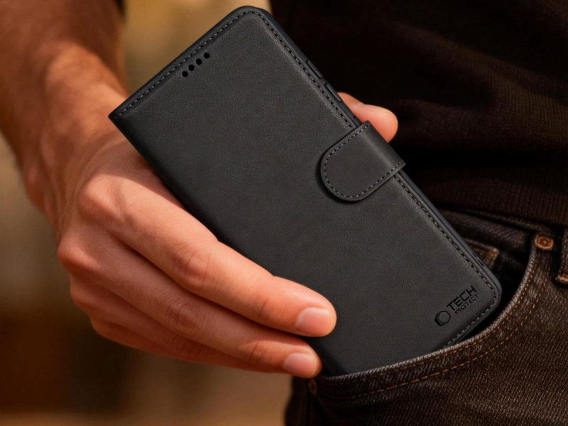 Tech-Protect Wallet Galaxy S26+ Plus Schwarz
