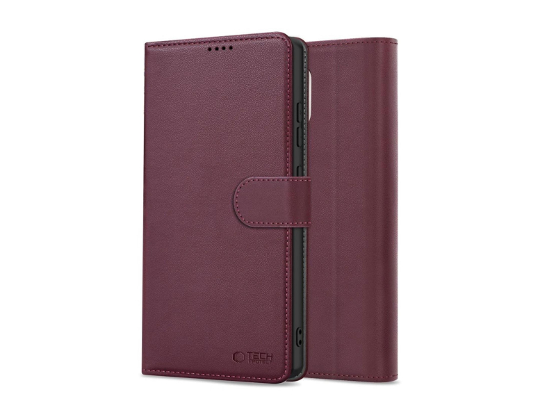 Tech-Protect Wallet Galaxy S26 Mulberry