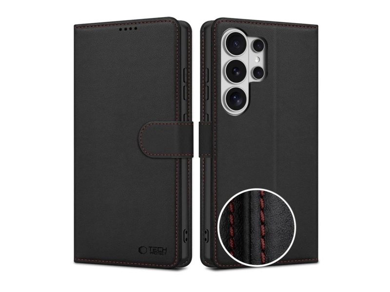 Tech-Protect Wallet Galaxy S26 Ultra Schwarz/Rot