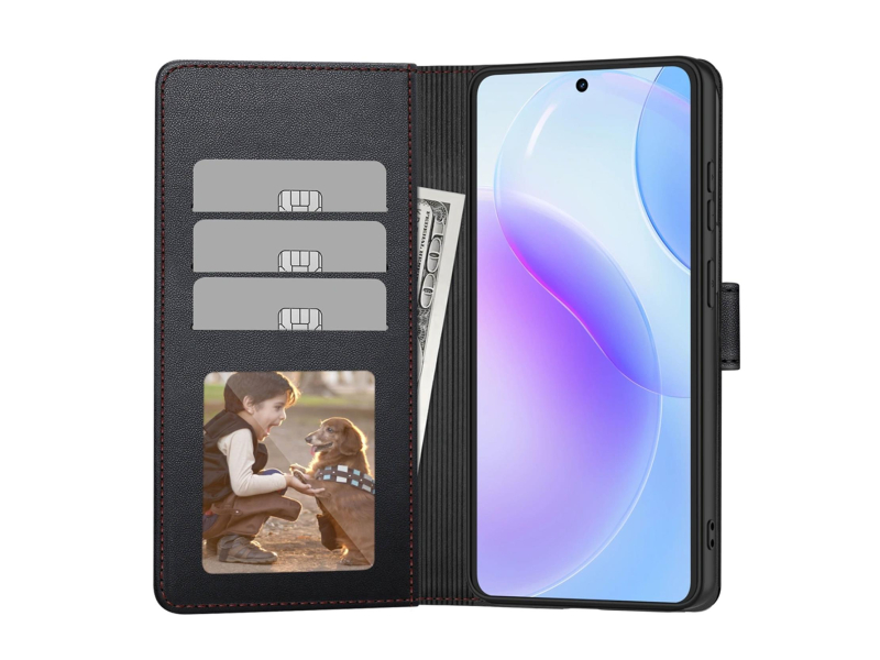 Tech-Protect Wallet Galaxy S26 Schwarz/Rot