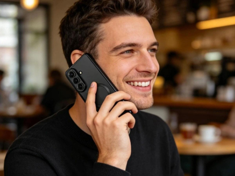 Tech-Protect Magflex Magsafe Galaxy S26 Glänzend Schwarz