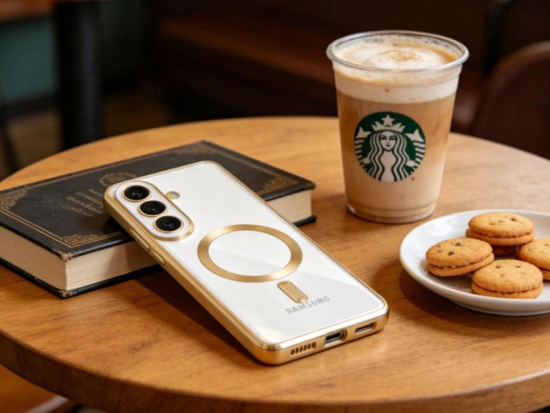 Tech-Protect Magflex Magsafe Galaxy S26 Glänzendes Gold