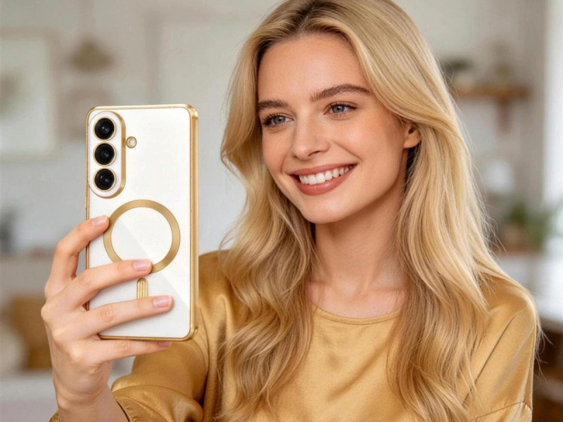 Tech-Protect Magflex Magsafe Galaxy S26 Glänzendes Gold