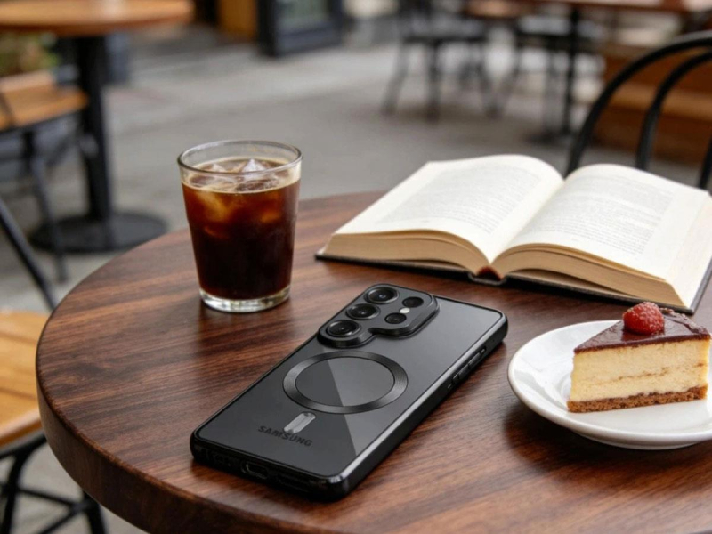 Tech-Protect Magflex Magsafe Galaxy S26 Ultra Glänzend Schwarz