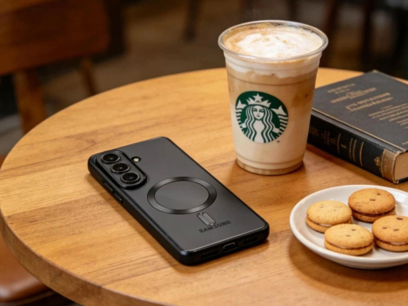 Tech-Protect Magflex Magsafe Galaxy S26+ Plus Glänzendes Schwarz