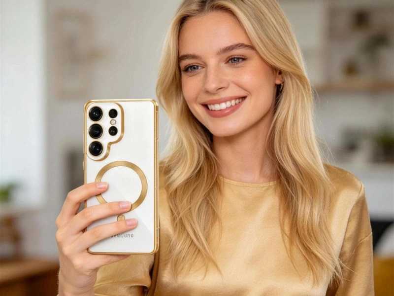 Tech-Protect Magflex Magsafe Galaxy S26 Ultra Glänzendes Gold