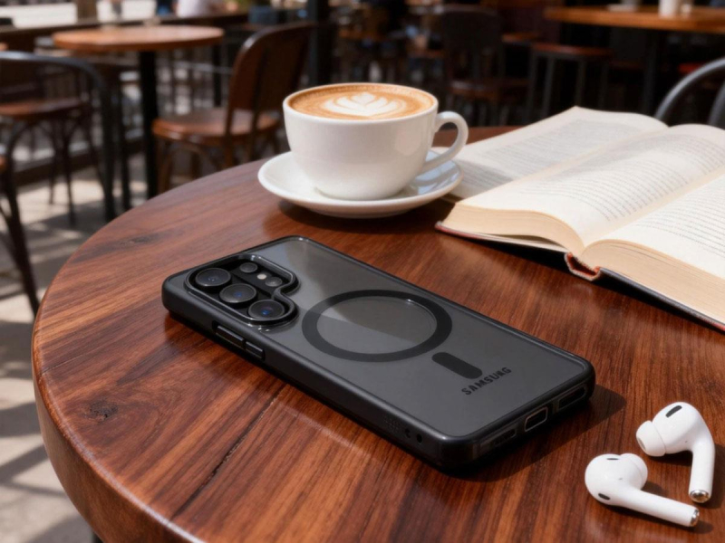 Tech-Protect Magmat Magsafe Galaxy S26 Ultra Schwarz/Transparent