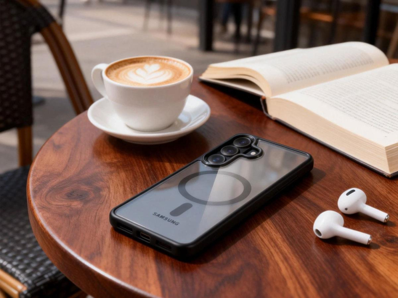 Tech-Protect Magmat Magsafe Galaxy S26+ Plus Schwarz/Transparent