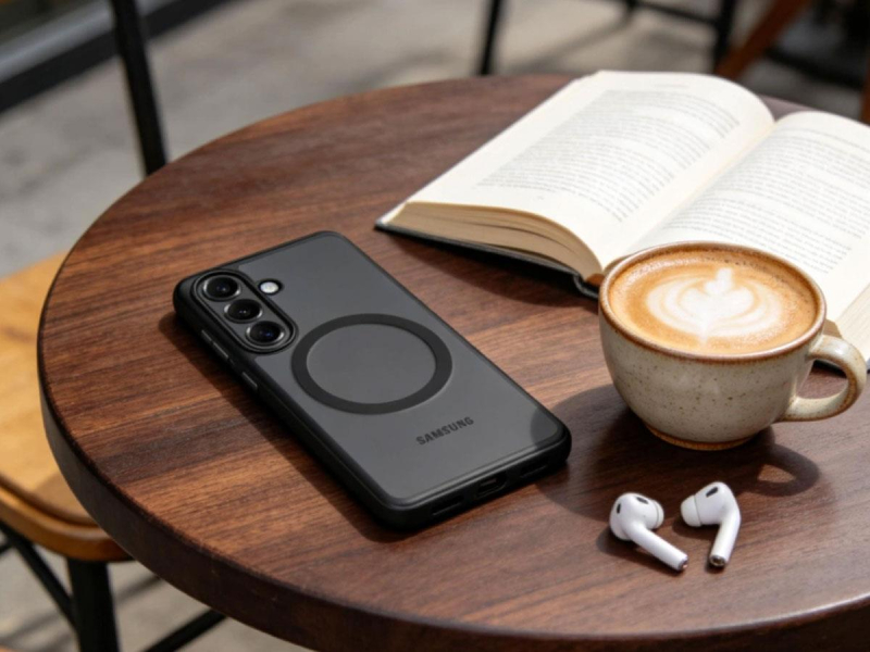 Tech-Protect Magpeak Magsafe Galaxy S26 Matteschwarz