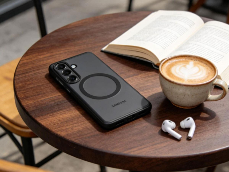 Tech-Protect Magpeak Magsafe Galaxy S26+ Plus Matteschwarz