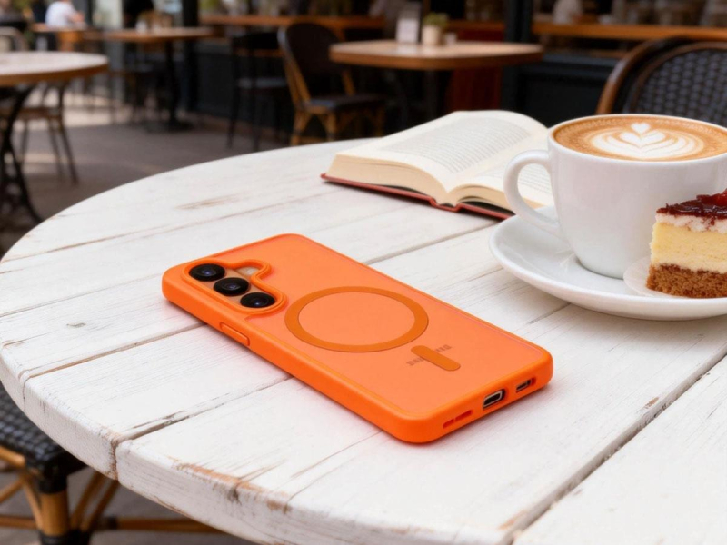 Tech-Protect Magmat Magsafe Galaxy S26 Matt Orange