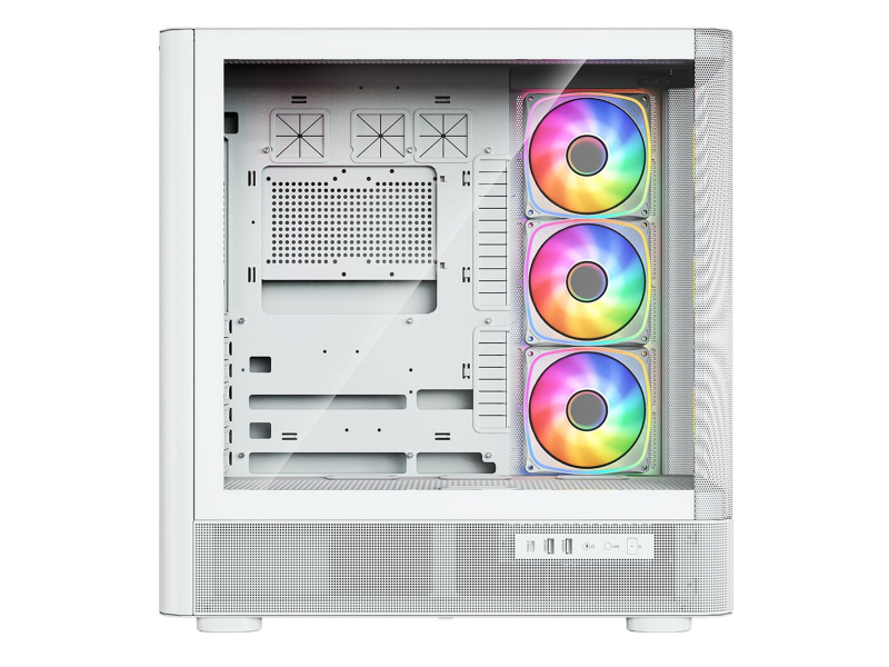 MODECOM Volcano AQ500 ARGB Midi Weiß