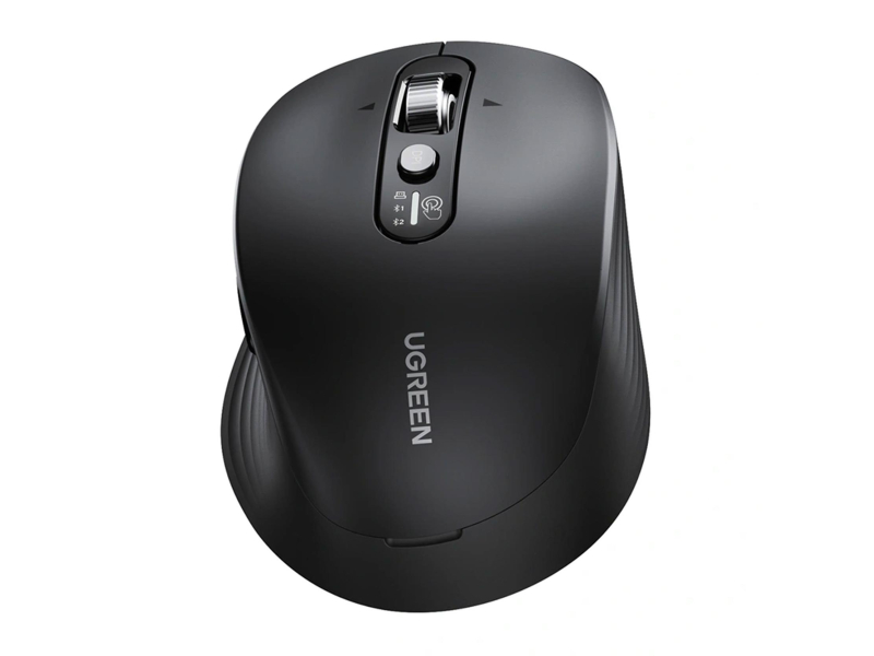 UGREEN Maus kabellos M752 Bluetooth 5.4 + 2,4 GHz 2xAA schwarz