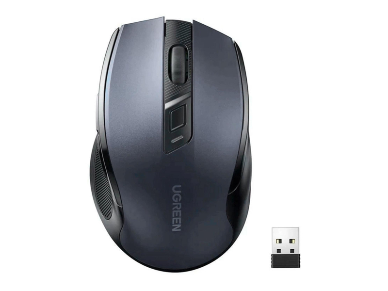 UGREEN Kabellose Maus 2,4 GHz + Bluetooth 5.0 Schwarz
