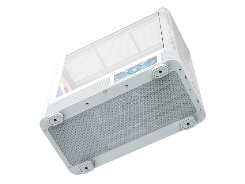 MODECOM Volcano AQ400 ARGB Midi Weiß