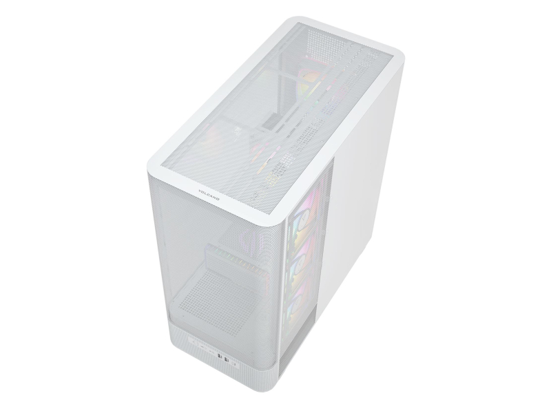 MODECOM Volcano AQ400 ARGB Midi Weiß