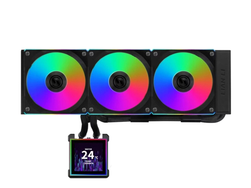 Lian Li HydroShift II LCD-S 360CL RGB LCD Schwarz 3x120mm