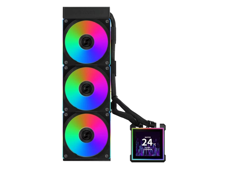 Lian Li HydroShift II LCD-S 360CL RGB LCD Schwarz 3x120mm