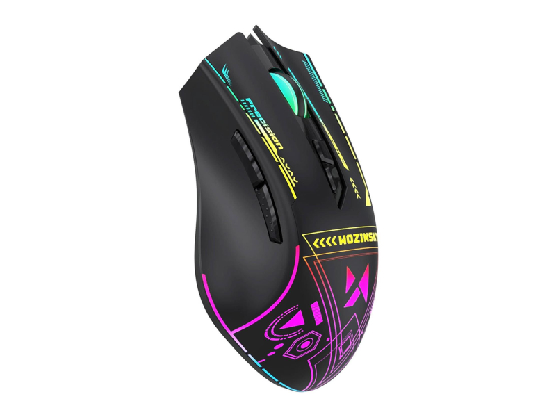Wozinsky Kabellose Gaming-Maus optisch 3200 DPI RGB WMGB-3200