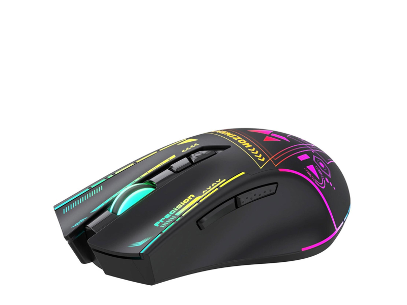 Wozinsky Kabellose Gaming-Maus optisch 3200 DPI RGB WMGB-3200