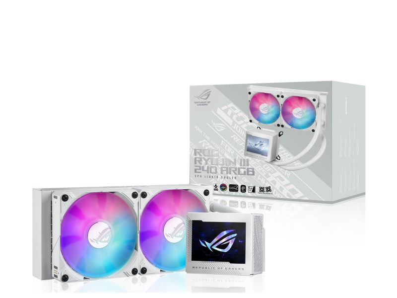 ASUS ROG RYUJIN III 240 ARGB Weiß 2x120mm