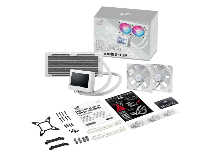ASUS ROG RYUJIN III 240 ARGB Weiß 2x120mm