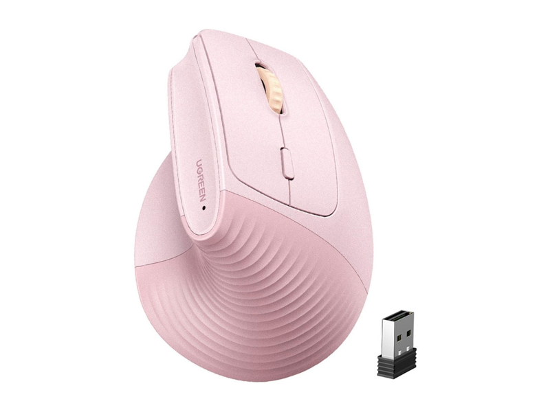 UGREEN Kabellose Maus M571 2.4GHz + BT rosa