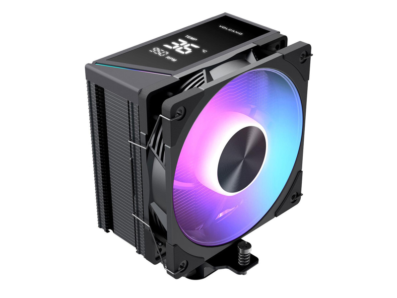 MODECOM Volcano 0C T102 LCD ARGB 120 Schwarz 120mm