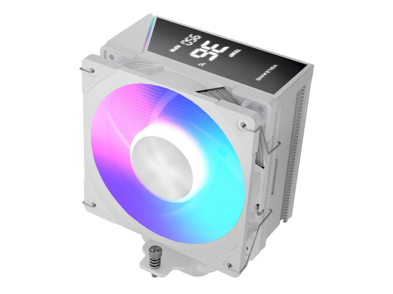 MODECOM Volcano 0C T202 LCD ARGB 120 Weiß 120mm