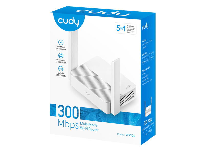 Cudy WR300 (300Mb/s b/g/n)