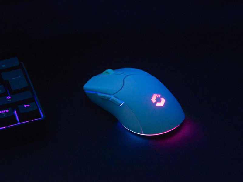 SpeedLink VELOX Wiederaufladbare RGB Gaming-Maus Kabellos weiß