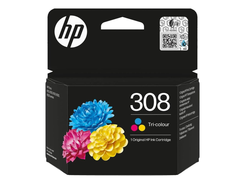 HP 308 CMY 120 str. Instant Ink