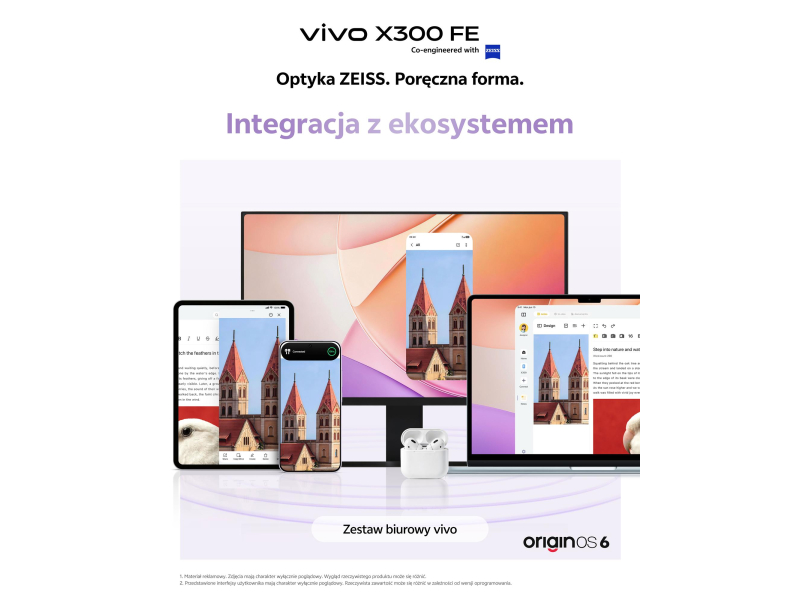 vivo X300 FE 5G 12/512GB 120Hz Lila BOX Fotografie-Set
