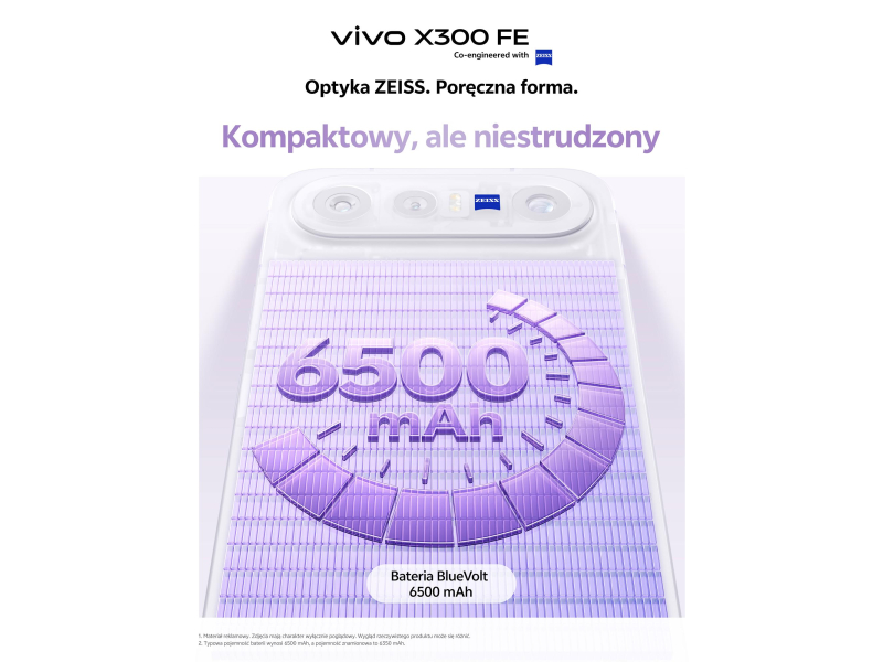 vivo X300 FE 5G 12/512GB 120Hz Lila BOX Fotografie-Set
