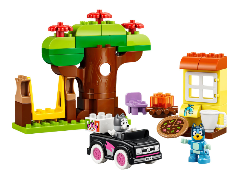 LEGO DUPLO BLUEY 10469 Pizzastücke mit Muffin und Blue